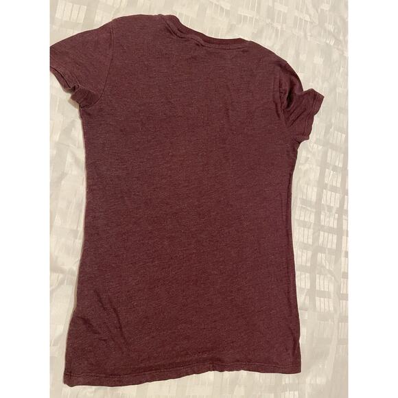 Free State Sun and Moon Aeropostale Junior Size Medium Maroon T Shirt - Picture 4 of 6